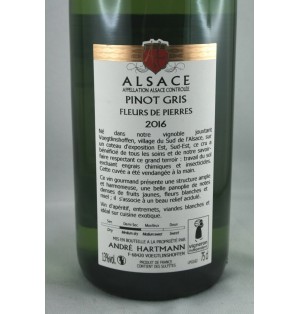 PINOT GRIS FLEURS DE PIERRES 2024 BIO-75CL-13.5% Alc.-DOMAINE HARTMANN