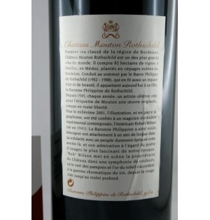 CHÂT. MOUTON ROTHSCHID  75 CL 2001  12.5%