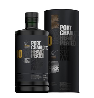 PORT CHARLOTTE HEAVY PEATED 10 ANS 70CL - 50%Alc.