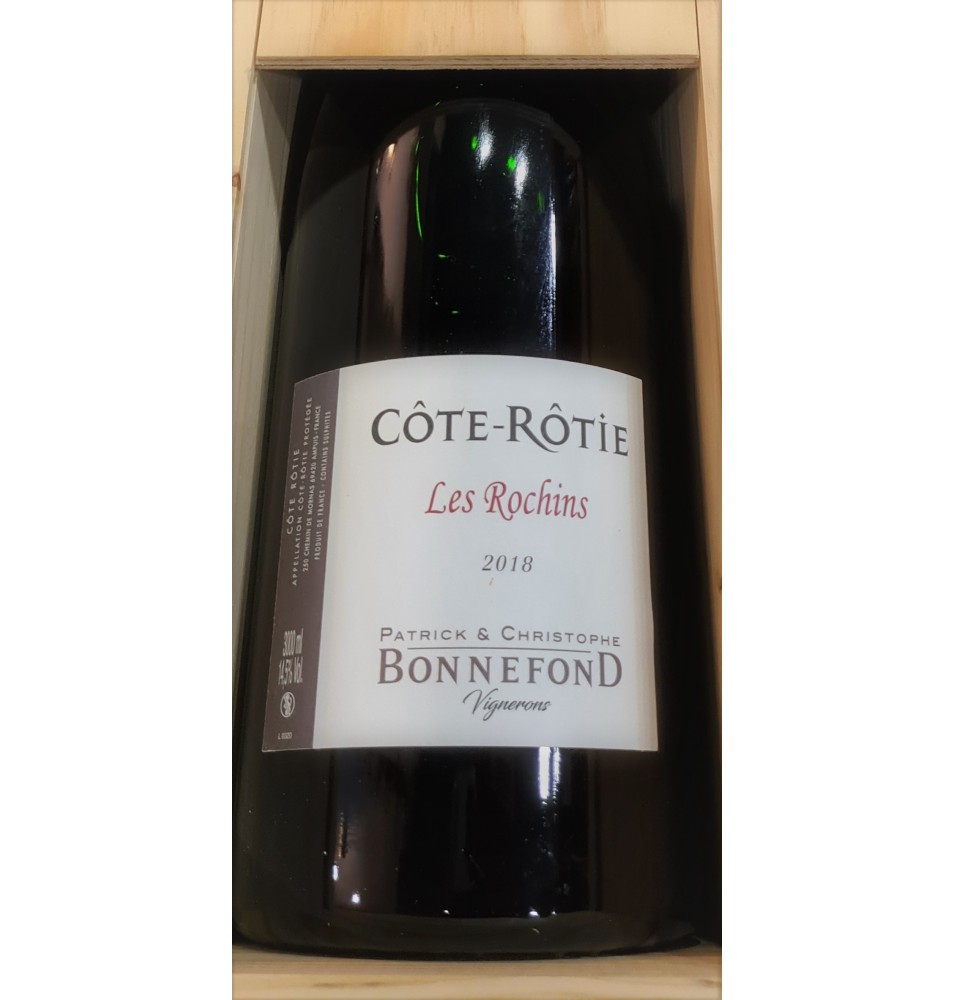 CÔTE ROTIE LES RONCHINS 2018 - JEROBOAM CAISSE BOIS - 3L- BONNEFOND