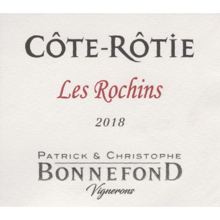 MAGNUM LES ROCHINS 2018  CÔTE ROTIE  BONNEFOND