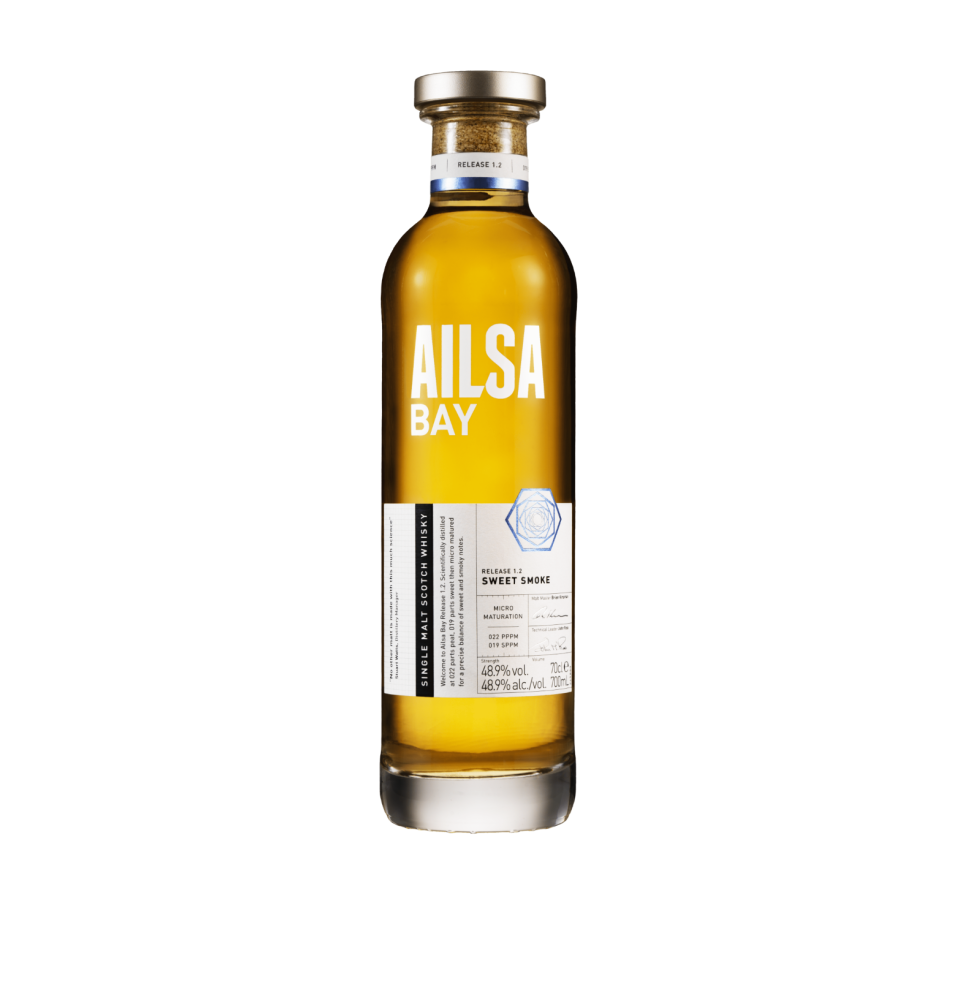 AILSA BAY SINGLE MALT 48.9% ALC. - 70CL - TOURBE