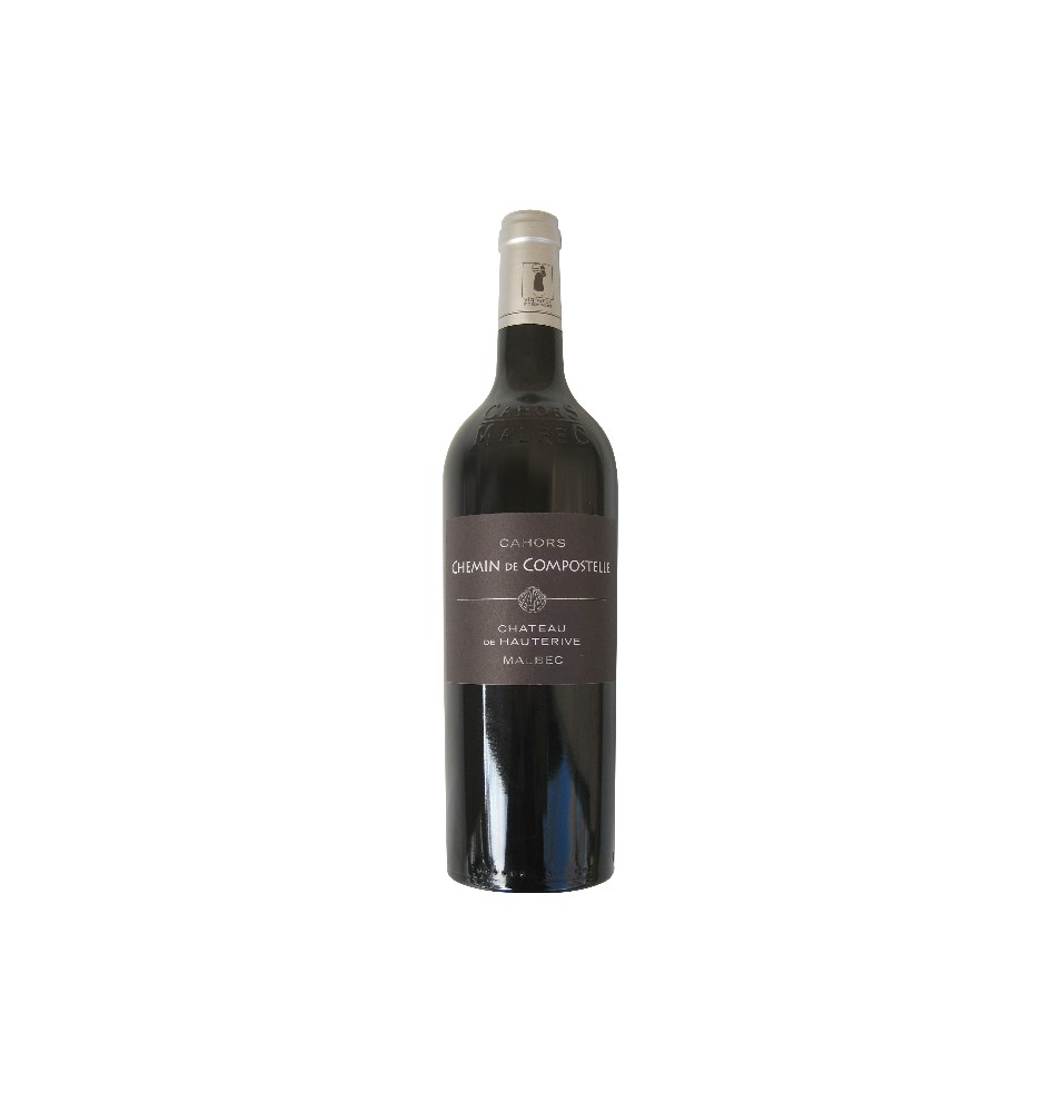 CHATEAU DE HAUTERIVE "CHEMIN DE COMPOSTELLE" 2018- AOC CAHORS 75CL