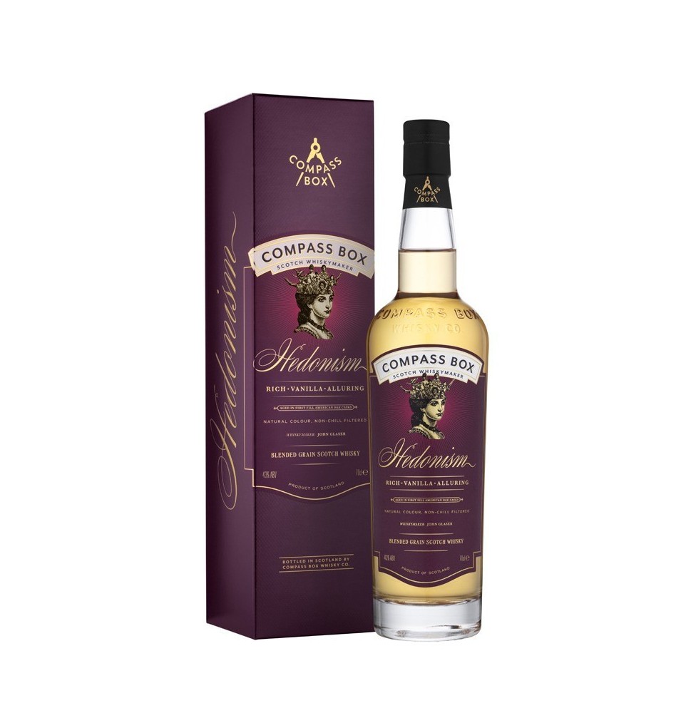 HEDONISM 70CL 43pourcent  COMPASS BOX