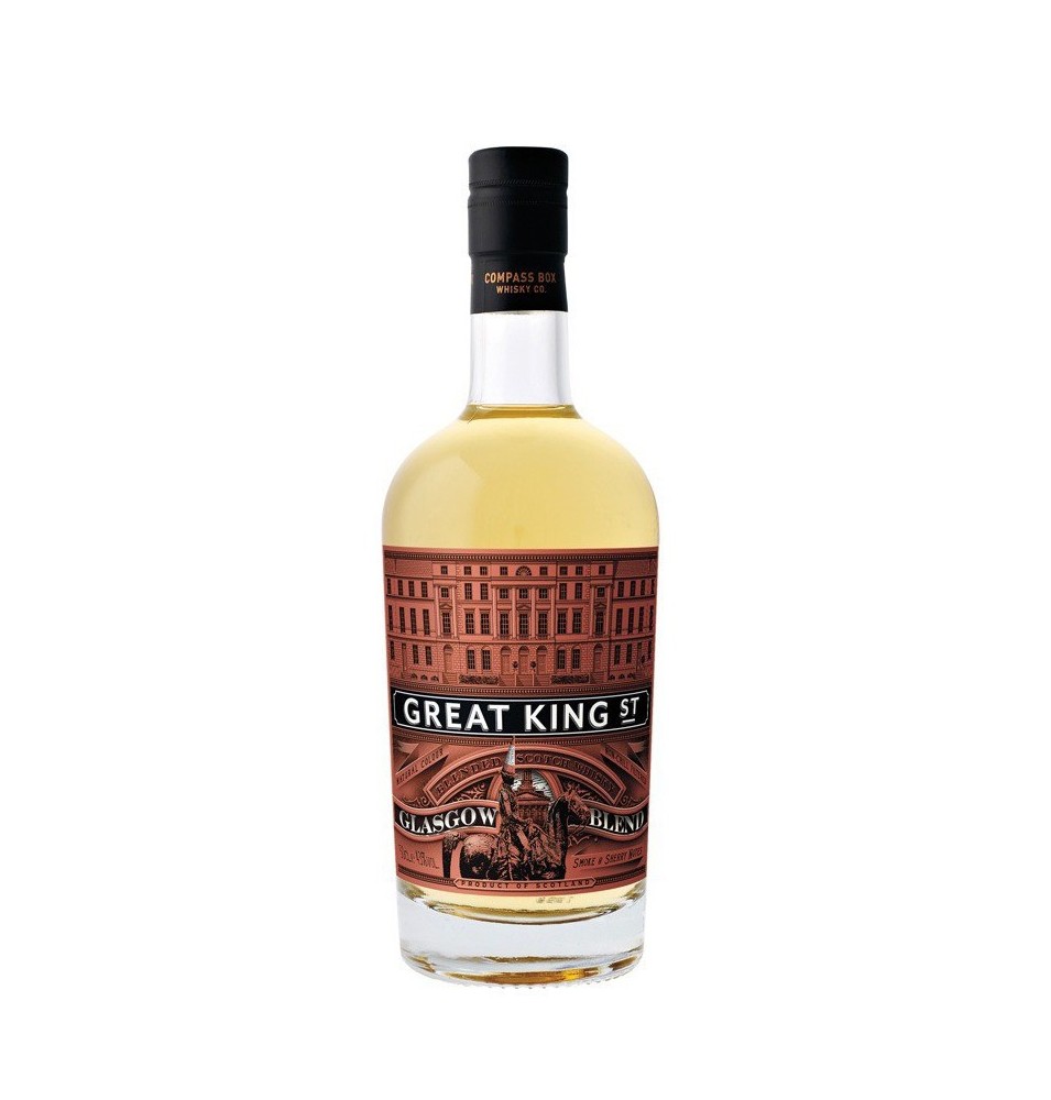 GREAT KING STREET 70CL 43pourcent COMPASS BOX  GLASGOW BLEND