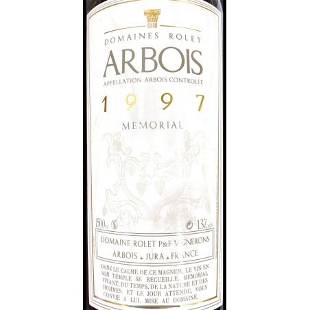 ARBOIS ROUGE MEMORIAL 1997 - MAGNUM-DOMAINE ROLET