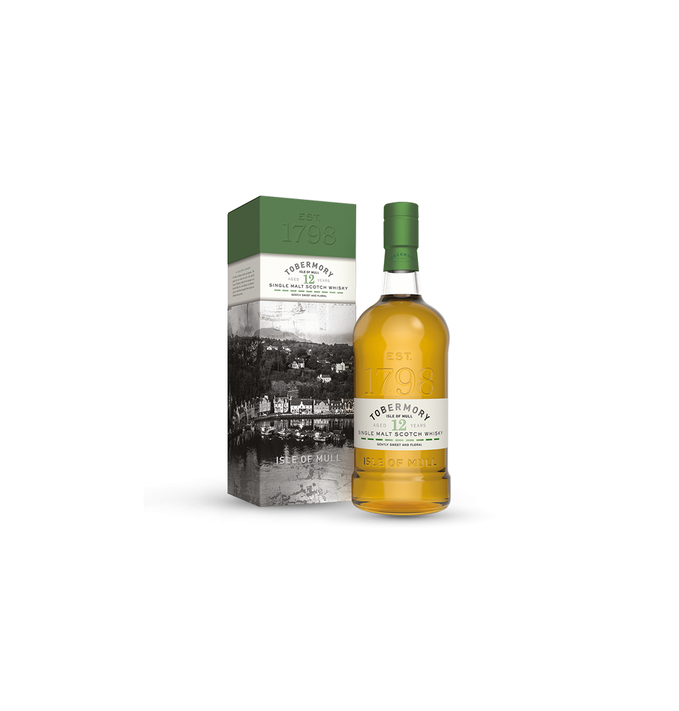 TOBERMORY 12 YEARS  70CL  46.3pourcent