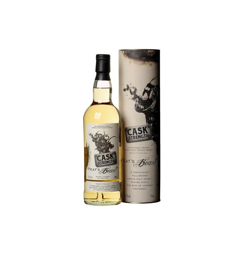 PEAT'S BEAST CASK TRENGTH 70CL 52.1° TOURBE