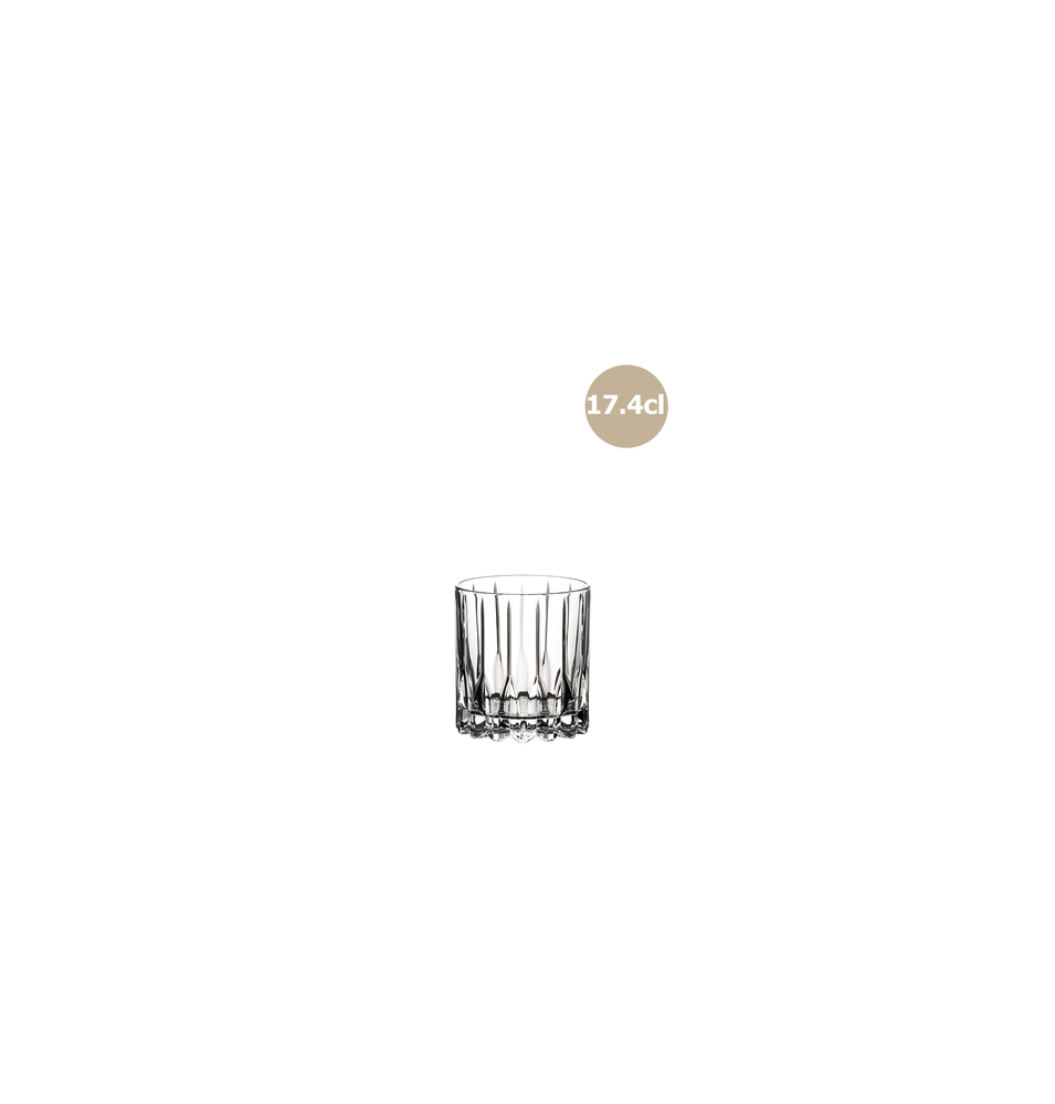 RIEDEL DSG NEAT COFFRET 2 VERRES WHISKY 17.4CL