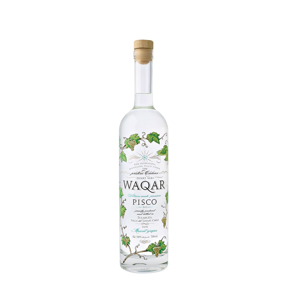 PISCO WAQAR 70CL-40% ALC. -CHILI