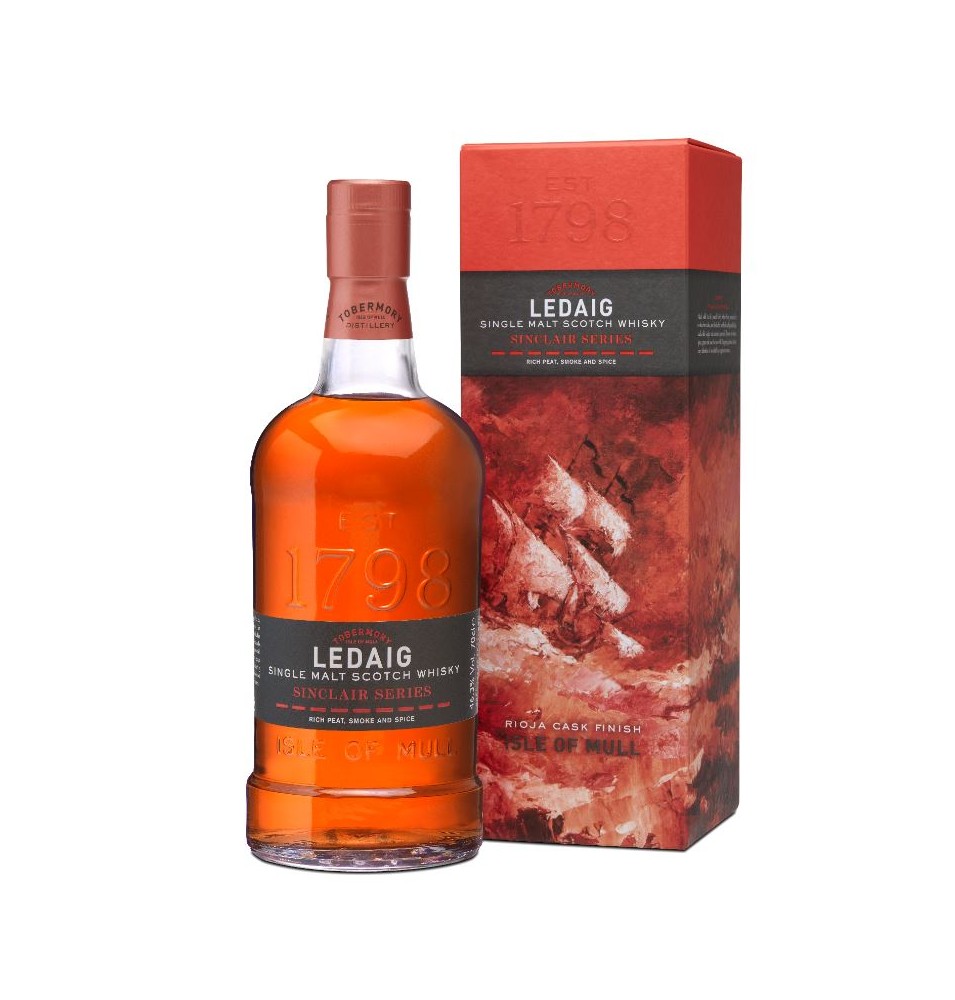 LEDAIG SINCLAIR SERIES AMBRE 70CL-ISLE OF MULL-SINGLE MALT SCOTCH