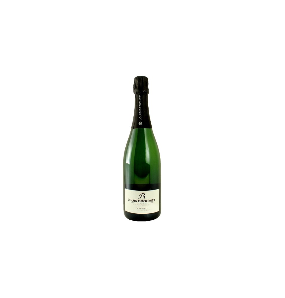 CHAMPAGNE LOUIS BROCHET DEMI-SEC 1ER CRU DEMI-BOUTEILLES