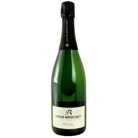 CHAMPAGNE LOUIS BROCHET DEMI-SEC 1ER CRU DEMI-BOUTEILLES