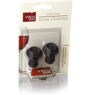 2 BOUCHONS POUR POMPE A VIDE VACU VIN COMPATIBLE SCREWPULL