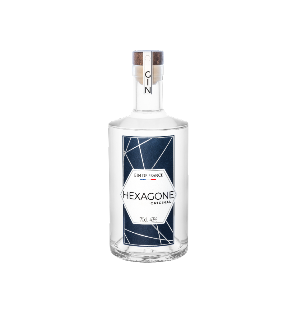 GIN HEXAGONE FRANCAIS-BIO-70CL-43% ALC.