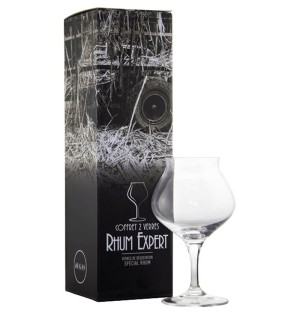 COFFRET 2 VERRES RHUMS