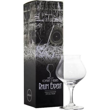 COFFRET 2 VERRES RHUMS