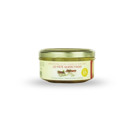 PATE QUERCYNOIX 130G-JACQUIN-PORC ET CANARD FOIE GRAS 32%