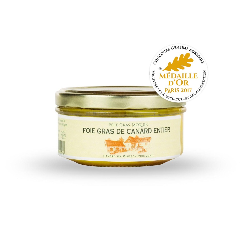 FOIE GRAS DE CANARD ENTIER 130 GR EARL JACQUIN