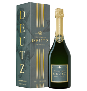 CHAMPAGNE DEUTZ BRUT CLASSIC-75CL-12%Vol.-COFFRET INDIVIDUEL