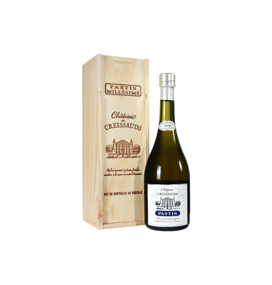 PASTIS MILLESIME 2019 CHATEAU DES CREISSAUDS 45% - 70CL