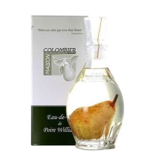 EAU DE VIE POIRE 70CL CARAFE POIRE EMPRISONNEE MAISON COLOMBIER 43°