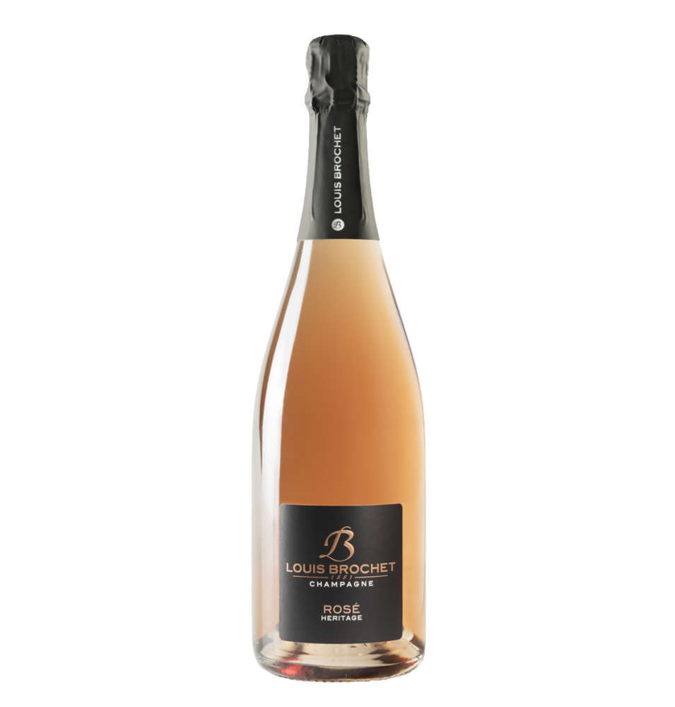 CHAMPAGNE LOUIS BROCHET ROSE BRUT HERITAGE  75CL