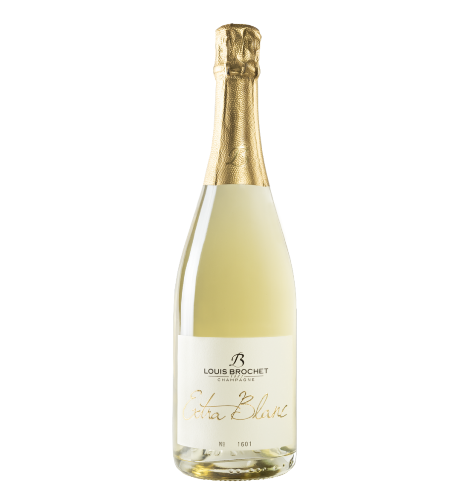 CHAMPAGNE LOUIS BROCHET EXTRA BLANC DE BLANC 1ER CRÛ 75CL