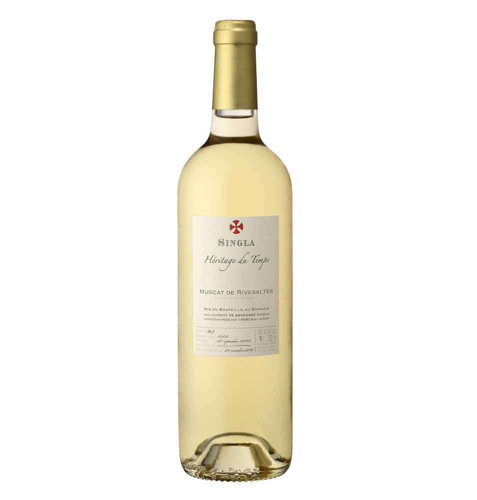 MUSCAT DE RIVESALTES "HERITAGE DU TEMPS"-75CL-DOMAINE SINGLA