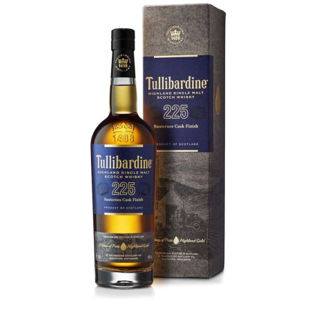 TULLIBARDINE 225 SAUTERNES CASK FINISH-70CL-SINGLE MALT-HIGHLAND-ECOSSE-43% ALC