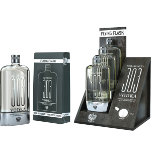 SQUADRON 303 FLYING FLASK 40% ALC.-10CL-VODKA