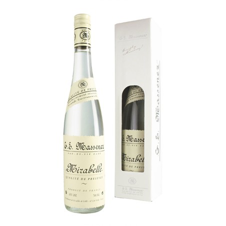 MIRABELLE prestige-70CL-46% Alc-COFFRETDISTILLERIE MASSENEZ