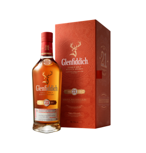 GLENFIDDICH 21 ANS GRAN RESERVA-70CL-COFFRET-40%ALC.