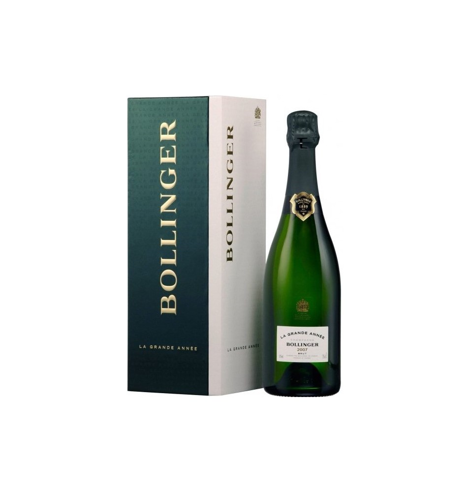 BOLLINGER BT LA GRANDE ANNEE  BRUT 2007-75CL-12% Alc-COFFRET LUXE