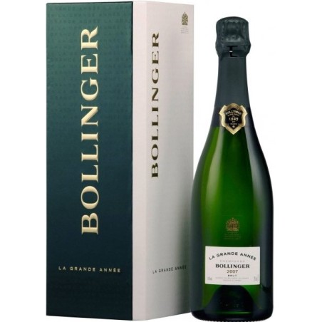 BOLLINGER BT LA GRANDE ANNEE  BRUT 2007-75CL-12% Alc-COFFRET LUXE