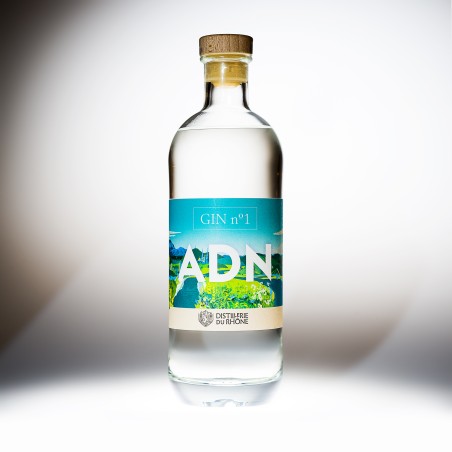 GIN N°1 ADN-70CL-43% Alc.-BIO-DISTILLERIE DU RHÔNE