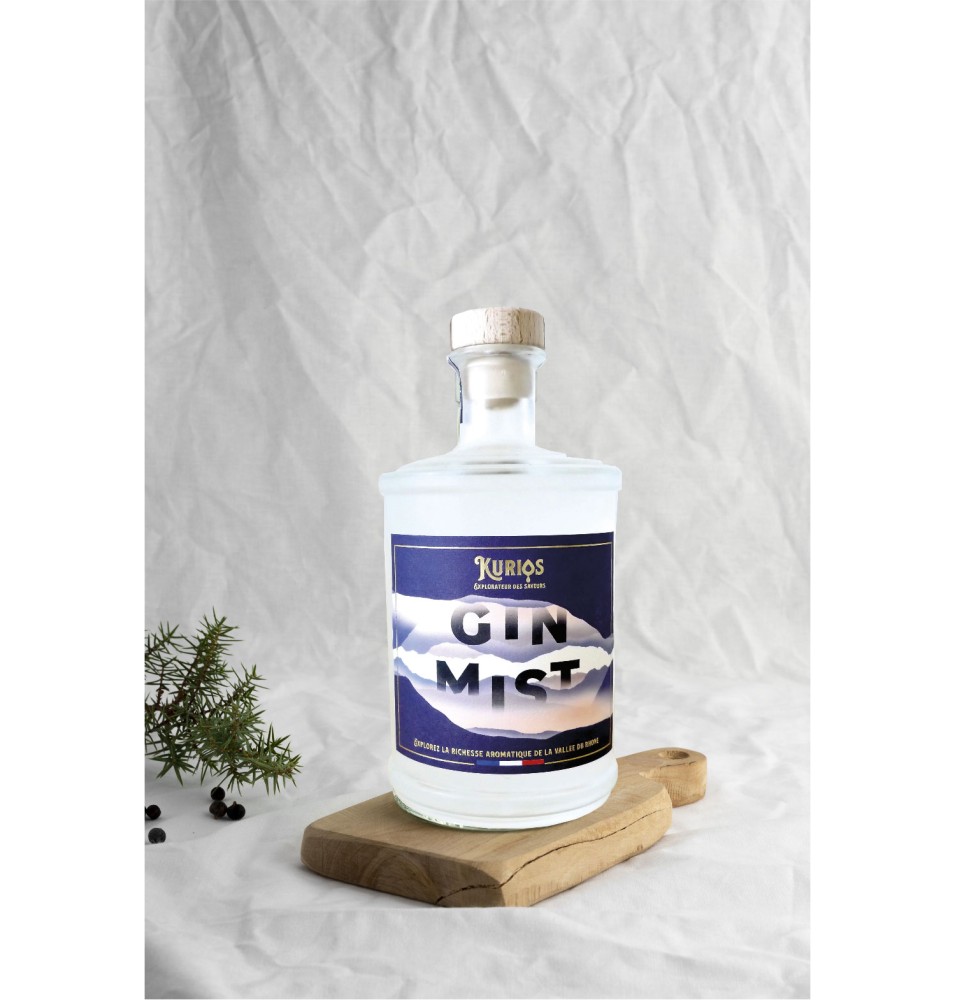 GIN MIST KURIOS-42%Alc.-500ML-GIN FRANCAIS