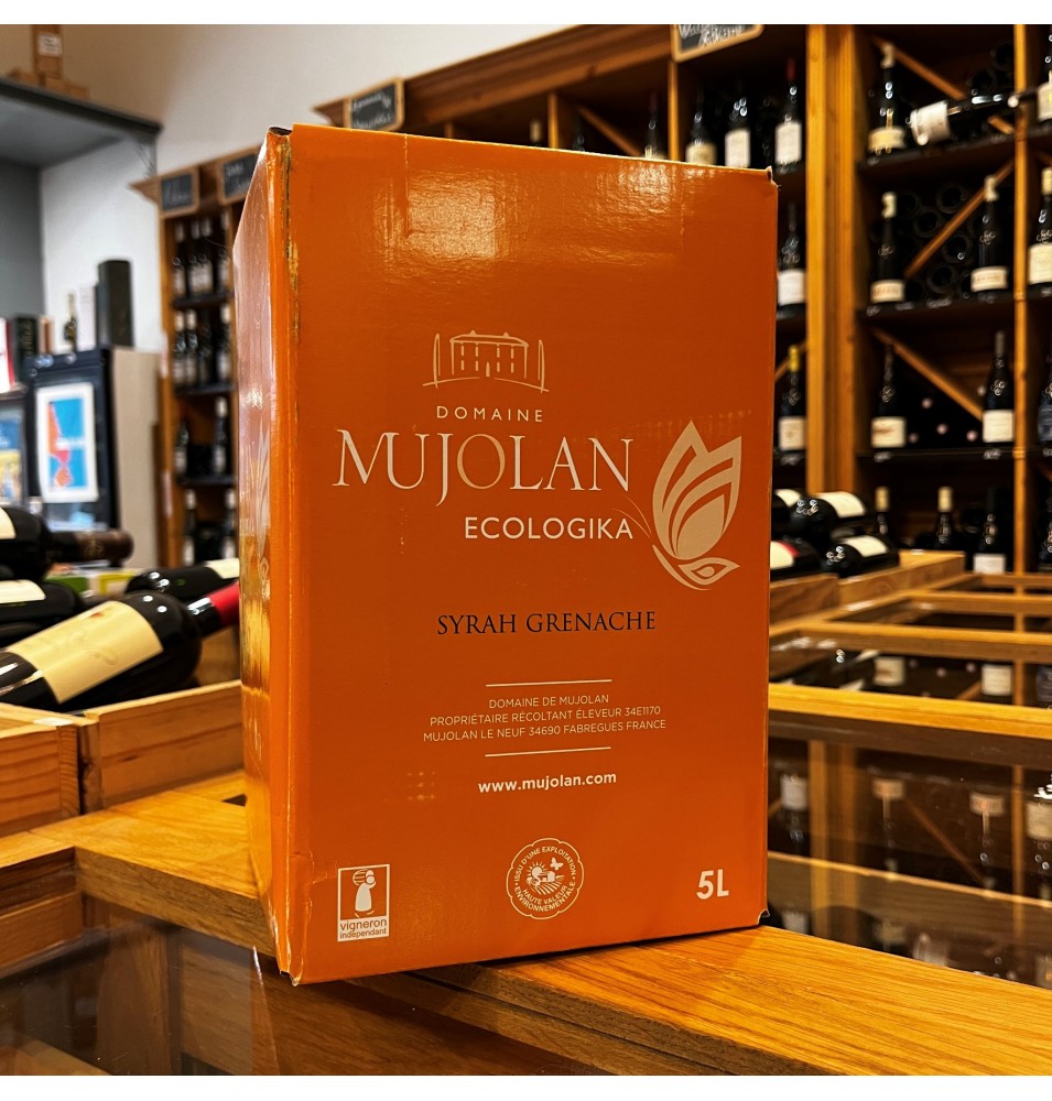 SYRAH/GRENACHE MUJOLAN-BIB 5L-12.5% ALC.-IGP HERAULT