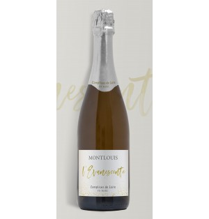 MONTLOUIS-SUR-LOIRE "L'EVANESCENCE" EFFERVESCENT ZERO DOSAGE-75CL-12% Alc.-COMPLICES DE LOIRE