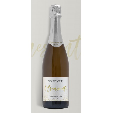 MONTLOUIS-SUR-LOIRE "L'EVANESCENCE" EFFERVESCENT ZERO DOSAGE-75CL-12% Alc.-COMPLICES DE LOIRE