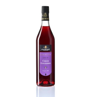  LIQUEUR CERISE GINGEMBRE. 70CL 16% ALC. JACOULOT