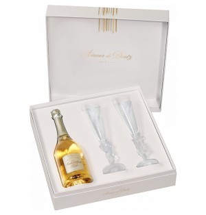 AMOUR DE DEUTZ 2011 75CL + COFFRET 2 FLUTES-12%Alc.-CHAMPAGNE DEUTZ