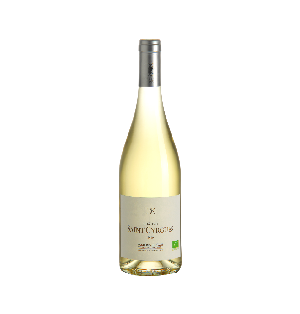 CHATEAU SAINT CYRGUES BLANC 2021-75CL-12.5%ALC.-AOP COSTIERES DE NIMES