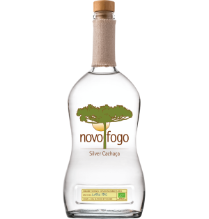 NOVO FOGO SILVER CACHACA-70CL-40%ALC-BIO-BRESIL