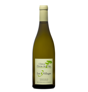 VENTOUX "3 VILLAGES BLANC "-75CL-13.5%Alc.-BIO-CHÂTEAU LA CROIX DES PINS