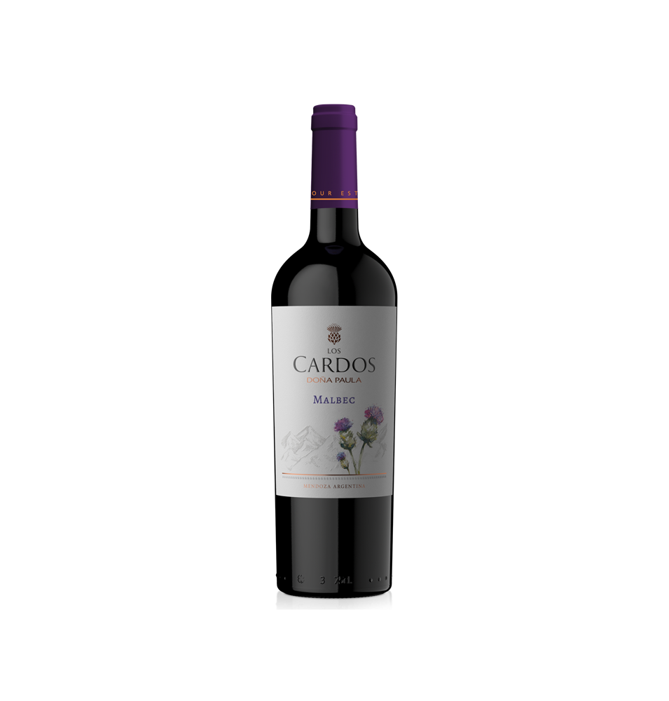 "LOS CARDOS" MALBEC 2022-75CL-14% Alc.-DONA PAOLA