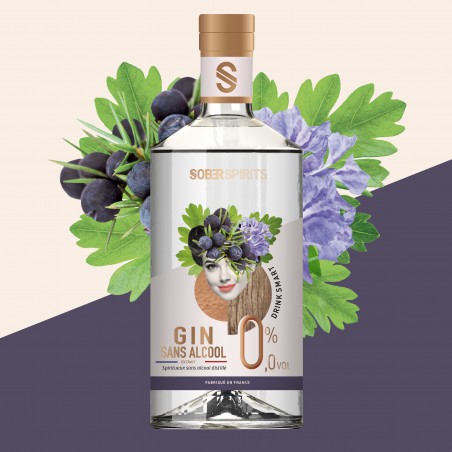 SOBER-GIN SANS ALCOOL-50CL-0% Alc.