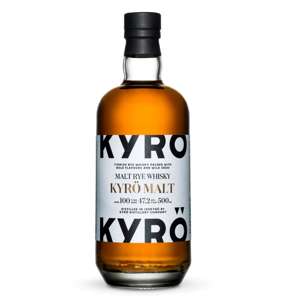 KYRO MALT RYE WHISKY-50CL-47.2%ALC.-FINLANDE