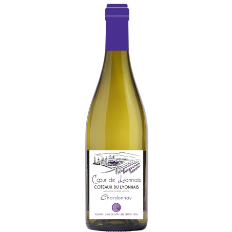 COEUR DE LYONNAIS BLANC 2022-75CL-12%ALC.-AOC COTEAUX DU LYO