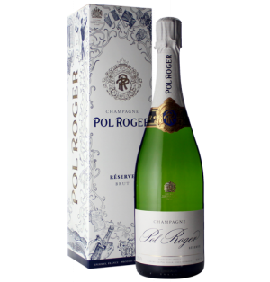 CHAMPAGNE POL ROGER BRUT RESERVE-75CL-12.5%ALC.-COFFRET